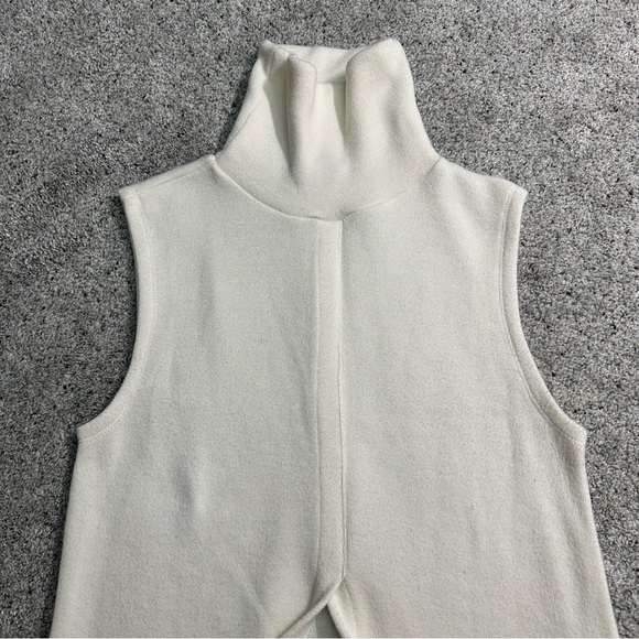 Zara Sleeveless Turtleneck Split Hem Long Sweater - Small - Picture 3 of 8